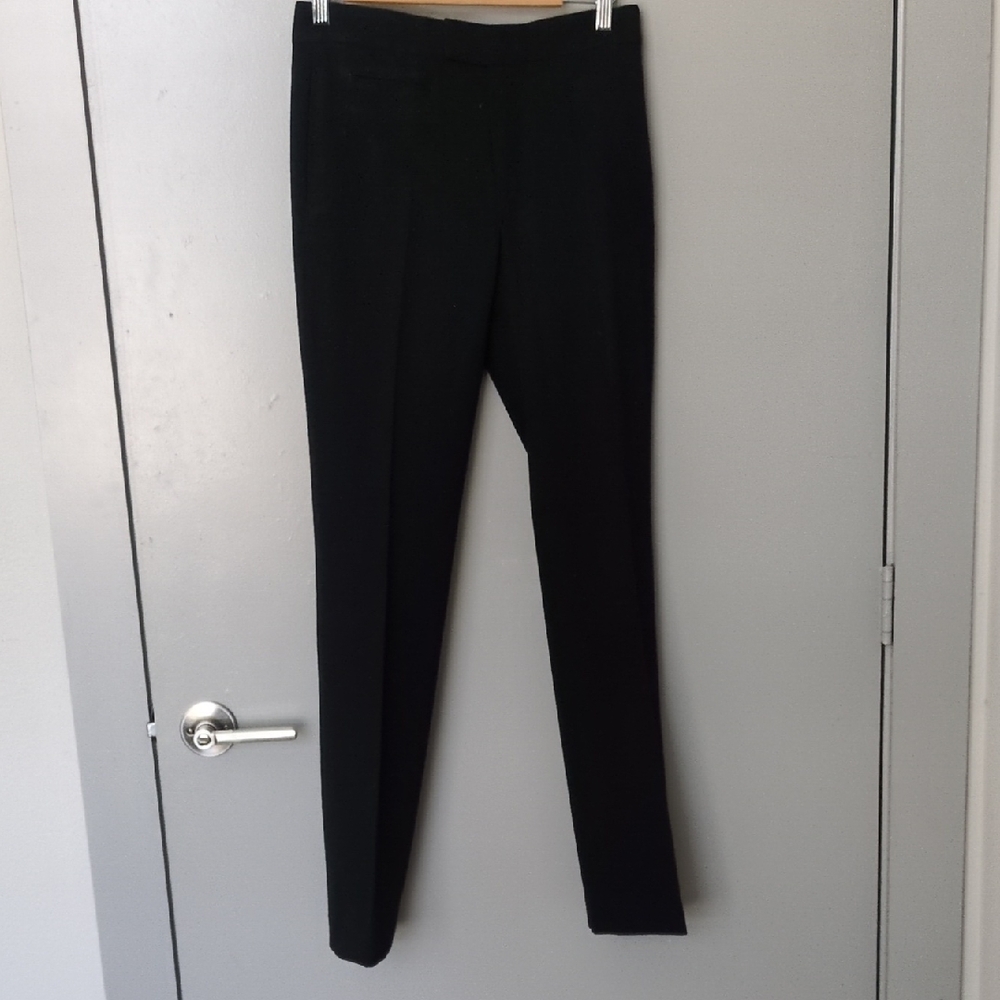 Ralph Lauren Black Straight Wool Pants